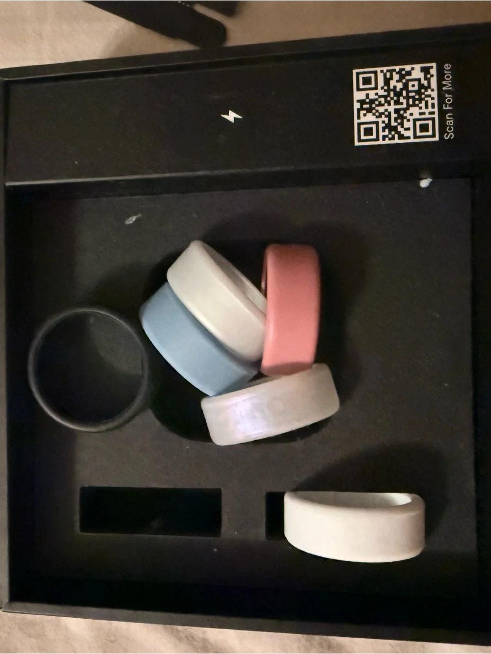 QALO QRNT Slim Smart Ring - Silver size 10